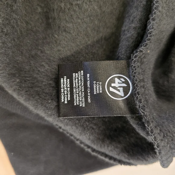 47 Philly Eagles Womens Black Stoney Clover Long Sleeve Track Jacket Sz Xl Nwt - Picture 13 of 15